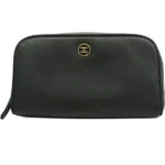 シャネル ココボタン ポーチ レザー