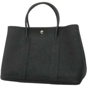 エルメス ガーデンパーティPM トートバッグ レザー C刻印 シルバー金具