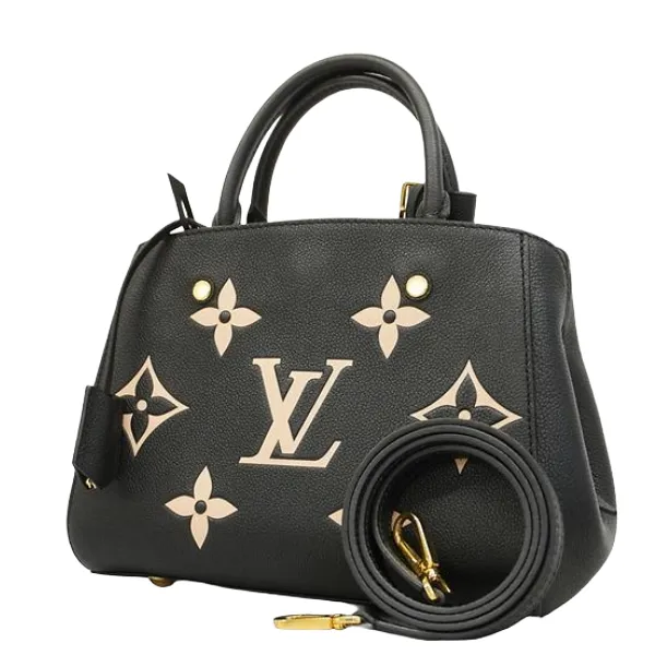 ルイ・ヴィトン モノグラムアンプラント モンテーニュBB ハンドバッグ M45778