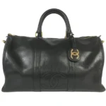 シャネル ボストンバッグ キャビアスキン