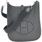 エルメス エブリンTPM ショルダーバッグ レザー W刻印 シルバー金具