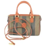 フェンディ ペカン ハンドバッグ PVC レザー