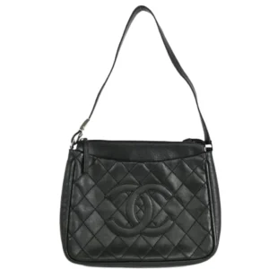 シャネル ワイルドステッチ ショルダーバッグ ラムスキン