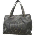 シャネル ワイルドステッチ ショルダーバッグ ラムスキン