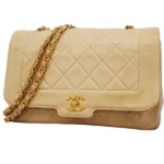 シャネル ダイアナ チェーンショルダーバッグ ラムスキン