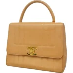 シャネル マドモアゼル ハンドバッグ キャビアスキン