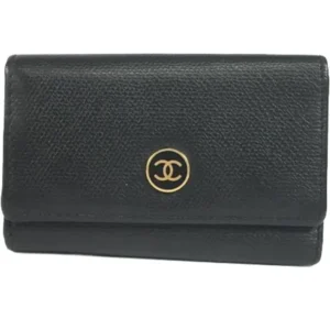 シャネル キーケース キーリング レザー