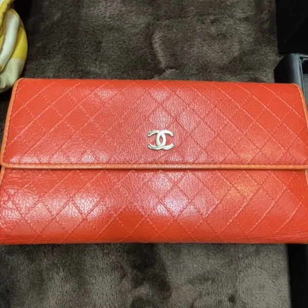 シャネル　マトラッセ　長財布