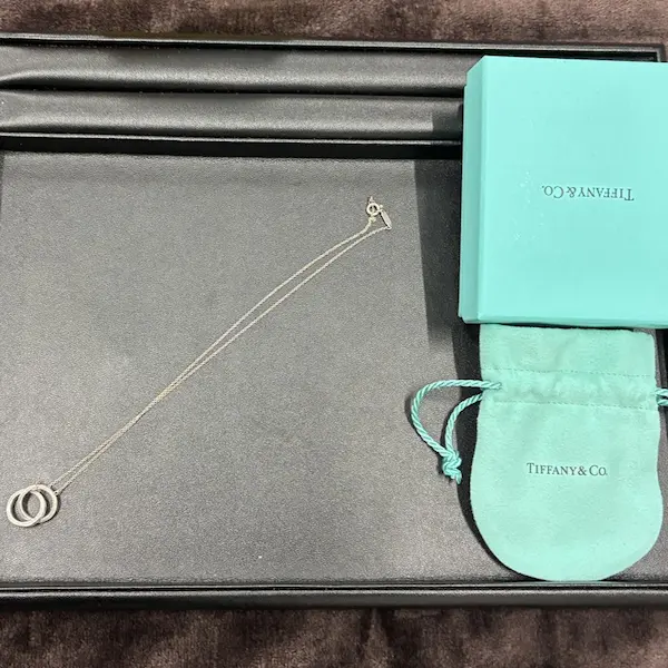 ティファニー　インターロッキングサークル　ネックレス