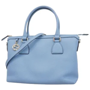 グッチ インターロッキングG ハンドバッグ レザー