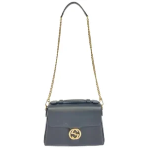 グッチ インターロッキングG ハンドバッグ レザー