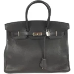 エルメス バーキン35 ハンドバッグ レザー A刻印 シルバー金具