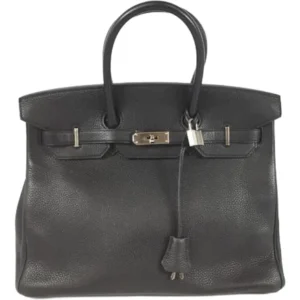 エルメス バーキン35 ハンドバッグ レザー A刻印 シルバー金具