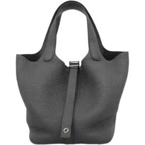 エルメス ピコタンロックPM ハンドバッグ レザー W刻印 シルバー金具