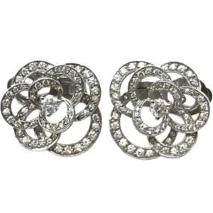 シャネル カメリア ピアス イヤリング