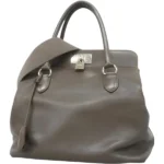 エルメス ツールボックス26 ハンドバッグ レザー □O刻印 シルバー金具