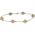 ヴァンクリーフ&アーペル スウィートアルハンブラ ブレスレット Au750