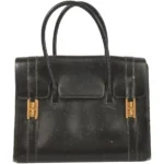 エルメス ドラッグ26 ハンドバッグ レザー ゴールド金具