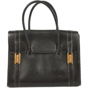 エルメス ドラッグ26 ハンドバッグ レザー ゴールド金具