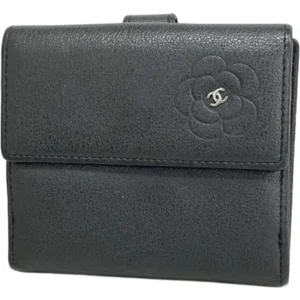 シャネル バタフライカメリア 財布 レザー