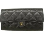 シャネル マトラッセ 財布 キャビアスキン