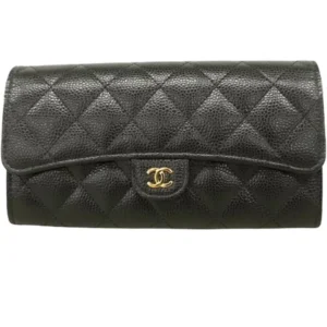 シャネル マトラッセ 財布 キャビアスキン