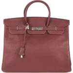 エルメス バーキン40 ハンドバッグ レザー □E刻印 シルバー金具