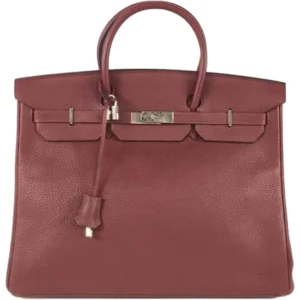 エルメス バーキン40 ハンドバッグ レザー □E刻印 シルバー金具