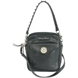 ミュウミュウ ハンドバッグ レザー