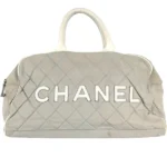 シャネル スポーツライン ハンドバッグ キャンバス