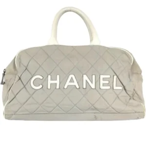 シャネル スポーツライン ハンドバッグ キャンバス