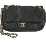 シャネル ウルトラステッチ チェーンショルダーバッグ レザー