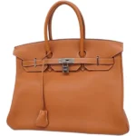 エルメス バーキン35 ハンドバッグ レザー □K刻印 シルバー金具