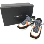 シャネル スニーカー ファブリック スエード