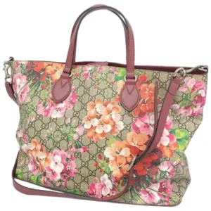 グッチ GGブルームス トートバッグ PVC レザー