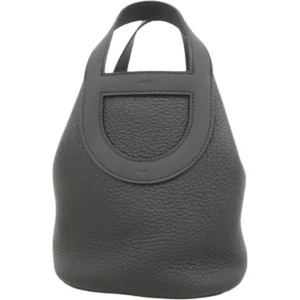 エルメス インザループ18 ハンドバッグ レザー K刻印