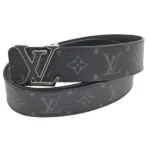 ルイ・ヴィトン モノグラム ベルト レザー ブラック
