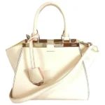 フェンディ プチトロワジュール ハンドバッグ レザー