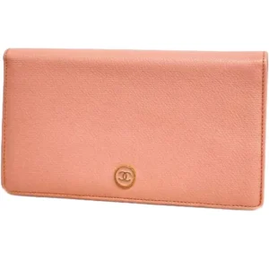 シャネル ココボタン 財布 レザー