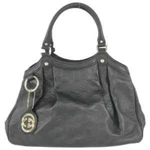 グッチ スーキー グッチシマ ハンドバッグ レザー