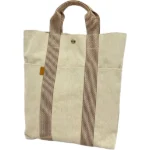 エルメス ニューフールトゥカバス トートバッグ キャンバス シルバー金具