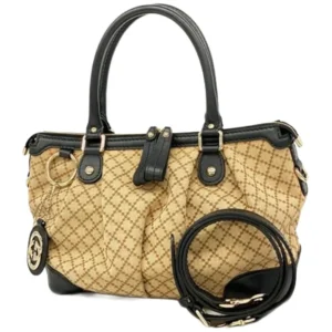 グッチ ディアマンテ スーキー ハンドバッグ キャンバス