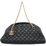 シャネル マトラッセ チェーンショルダーバッグ カーフスキン