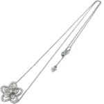 グラフ ワイドフラワー ネックレス ペンダントトップ Au750