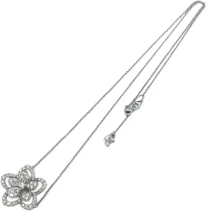 グラフ ワイドフラワー ネックレス ペンダントトップ Au750