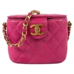 シャネル マトラッセ チェーンショルダーバッグ ラムスキン