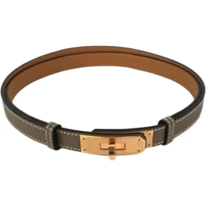 エルメス ケリーベルト18 ベルト レザー Y刻印 ゴールド金具