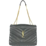 サンローラン クラシックモノグラム ショルダーバッグ レザー