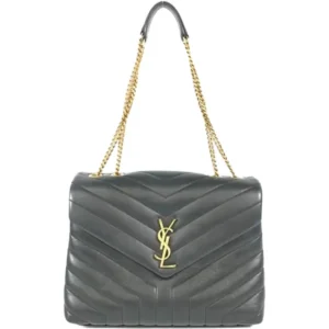 サンローラン クラシックモノグラム ショルダーバッグ レザー