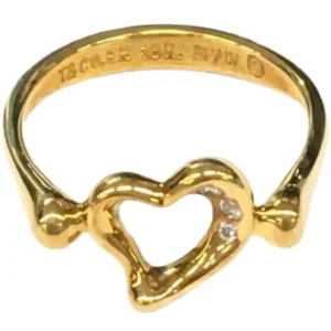 ティファニー オープンハート リング 18K